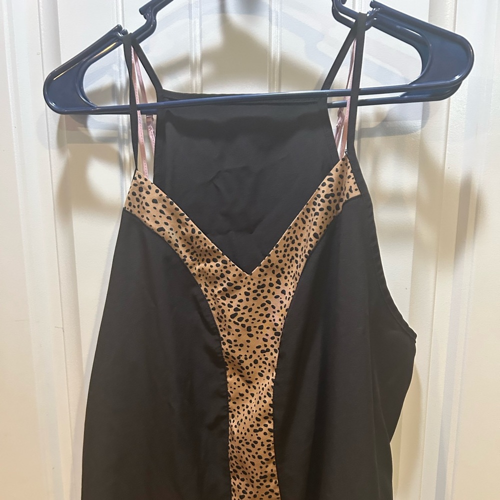 SHEIN Black Curve top